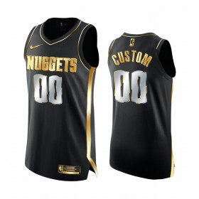 Denver Nuggets Custom 2020-21 Musta Golden Edition Miesten Pelipaidat Swingman